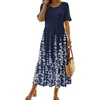 Navy Printed