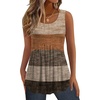 Brown Textured Colorblock
