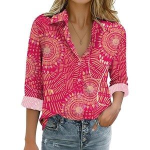Zeagoo Womens Cotton Button Down Shirts Long Sleeve Collared Blouse S-3XL(Cx320)