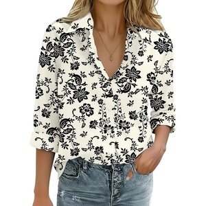 Zeagoo Womens Cotton Button Down Shirts Long Sleeve Collared Blouse S-3XL(Sf335)