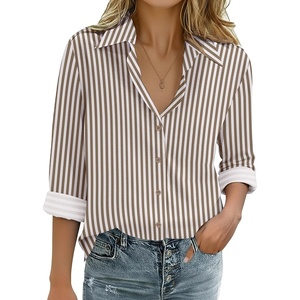 Zeagoo Womens Cotton Button Down Shirts Long Sleeve Collared Blouse S-3XL(Tz314)