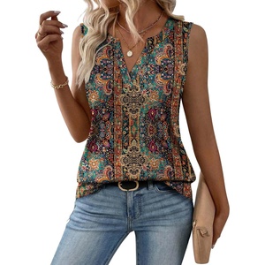 Zeagoo Womens V Neck Tank Tops Summer Tops Sleeveless Shirts Dressy Clothes(A-mz721)