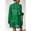 Zeagoo Womens 2026 Summer Crochet Cardigan Sweaters Lightweight Boho Kimono(Green)