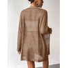 Zeagoo Womens 2026 Summer Crochet Cardigan Sweaters Lightweight Boho Kimono(Khaki)