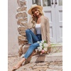 Zeagoo Women’s Lightweight Cardigan Open Front Long Sleeve Casual Cardigans(A-khaki)