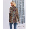 Zeagoo Women’s Lightweight Cardigan Open Front Long Sleeve Casual Cardigans(A-multicolor)