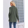 Zeagoo Women’s Lightweight Cardigan Open Front Long Sleeve Casual Cardigans(Army Green)