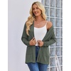 Zeagoo Women’s Lightweight Cardigan Open Front Long Sleeve Casual Cardigans(Army Green)
