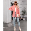 Zeagoo Women’s Lightweight Cardigan Open Front Long Sleeve Casual Cardigans(Coral)