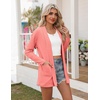 Zeagoo Women’s Lightweight Cardigan Open Front Long Sleeve Casual Cardigans(Coral)