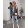 Zeagoo Women’s Lightweight Cardigan Open Front Long Sleeve Casual Cardigans(Gray)