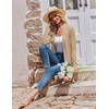Zeagoo Women’s Lightweight Cardigan Open Front Long Sleeve Casual Cardigans(Light Coffee)
