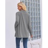 Zeagoo Women’s Lightweight Cardigan Open Front Long Sleeve Casual Cardigans(Light Grey)