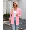 Zeagoo Women’s Lightweight Cardigan Open Front Long Sleeve Casual Cardigans(Light Pink)