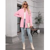 Zeagoo Women’s Lightweight Cardigan Open Front Long Sleeve Casual Cardigans(Light Pink)