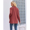 Zeagoo Women’s Lightweight Cardigan Open Front Long Sleeve Casual Cardigans(Red)