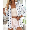Zeagoo Button Down Shirts for Women 3/4 Sleeve Tops V Neck Collared Blouses Business Casual Outfits(Jh599)
