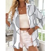 Zeagoo Button Down Shirts for Women 3/4 Sleeve Tops V Neck Collared Blouses Business Casual Outfits(Jh611)