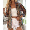 Zeagoo Button Down Shirts for Women 3/4 Sleeve Tops V Neck Collared Blouses Business Casual Outfits(Mz721)
