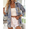 Zeagoo Button Down Shirts for Women 3/4 Sleeve Tops V Neck Collared Blouses Business Casual Outfits(Mz919)