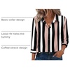 Zeagoo Button Down Shirts for Women 3/4 Sleeve Tops V Neck Collared Blouses Business Casual Outfits(Tz291)