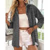 Zeagoo Button Down Shirts for Women 3/4 Sleeve Tops V Neck Collared Blouses Business Casual Outfits(Tz400)