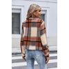 Zeagoo Flannels for Women Cropped Shacket Jacket Fashion Plaid Fall Coat(Ydl8)