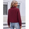 Zeagoo Flannels for Women Cropped Shacket Jacket Fashion Plaid Fall Coat(Z-jh743)