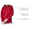 Zeagoo Womens Floral Button Down Shirt Long Sleeve Work Blouse with Pocket(B-red)