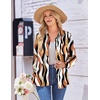 Zeagoo Womens Floral Button Down Shirt Long Sleeve Work Blouse with Pocket(Cx123)