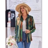 Zeagoo Womens Floral Button Down Shirt Long Sleeve Work Blouse with Pocket(Cx289)