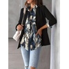 Zeagoo Womens Floral Button Down Shirt Long Sleeve Work Blouse with Pocket(C-zr220)