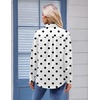 Zeagoo Womens Floral Button Down Shirt Long Sleeve Work Blouse with Pocket(Jh592)