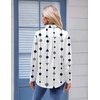Zeagoo Womens Floral Button Down Shirt Long Sleeve Work Blouse with Pocket(Jh599)