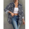 Zeagoo Womens Floral Button Down Shirt Long Sleeve Work Blouse with Pocket(Mz473)