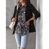 Zeagoo Womens Floral Button Down Shirt Long Sleeve Work Blouse with Pocket(Mz869)