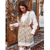 Zeagoo Womens Sweater Vest Dress Pattern Knitted Pullovers Sweaters V Neck Tank Sweater Dress with Pockets(Khaki Heart)