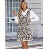 Zeagoo Women’s Sweater Vest Dresses for Women 2026 V Neck Sleeveless Knit Pullover Sweater with Pockets Fall Winter Outfits(An425)