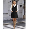 Zeagoo Women’s Sweater Vest Dresses for Women 2026 V Neck Sleeveless Knit Pullover Sweater with Pockets Fall Winter Outfits(Black)