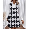Zeagoo Women’s Sweater Vest Dresses for Women 2026 V Neck Sleeveless Knit Pullover Sweater with Pockets Fall Winter Outfits(Gz818)