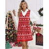 Zeagoo Women’s Sweater Vest Dresses for Women 2026 V Neck Sleeveless Knit Pullover Sweater with Pockets Fall Winter Outfits(Sd142)
