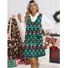Zeagoo Women’s Sweater Vest Dresses for Women 2026 V Neck Sleeveless Knit Pullover Sweater with Pockets Fall Winter Outfits(Sd352)