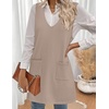 Zeagoo Women’s Sweater Vest Dresses for Women 2026 V Neck Sleeveless Knit Pullover Sweater with Pockets Fall Winter Outfits(Wa)