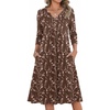 Brown Floral