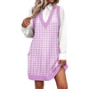 Purple Houndstooth