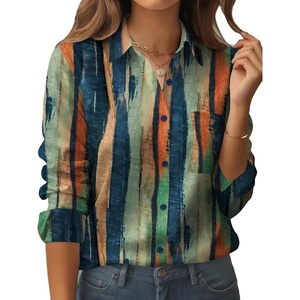 Zeagoo Womens Floral Button Down Shirt Long Sleeve Work Blouse with Pocket(Cx289)