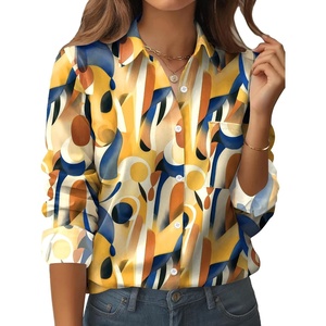 Zeagoo Womens Floral Button Down Shirt Long Sleeve Work Blouse with Pocket(Jh579)
