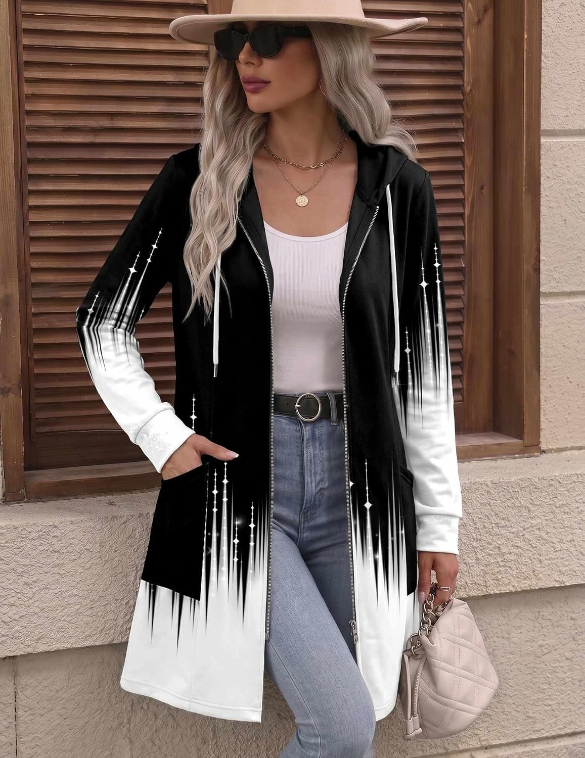 image:imageZeagoo Hoodies for Women Fall Zip up Jacket with Pocket 2026 S3XLJb223