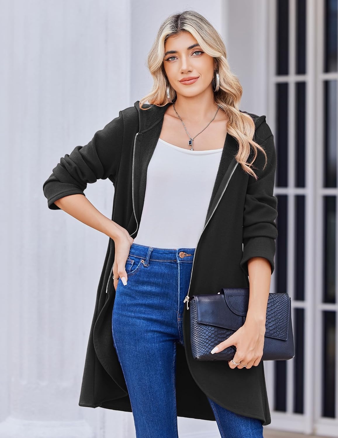image:imageZeagoo Womens Zip Up Hoodies 2026 with PocketA01black