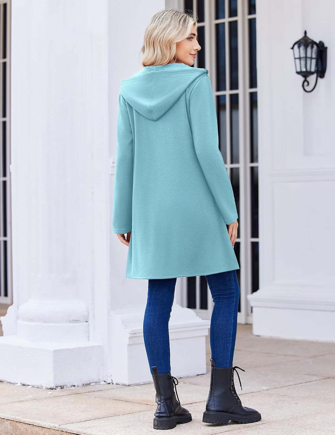 image:imageZeagoo Womens Zip Up Hoodies 2026 with PocketLight Blue